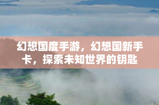 幻想国度手游,幻想国新手卡,探索未知世界的钥匙 幻想国度手游,幻想国新手卡,探索未知世界的钥匙