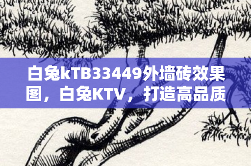 白兔kTB33449外墙砖效果图,白兔KTV,打造高品质娱乐新体验 白兔kTB33449外墙砖效果图,白兔KTV,打造高品质娱乐新体验