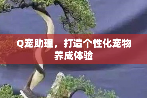 Q宠助理,打造个性化宠物养成体验 Q宠助理,打造个性化宠物养成体验