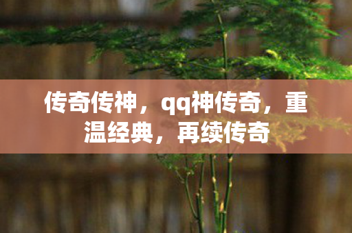 传奇传神,qq神传奇,重温经典,再续传奇 传奇传神,qq神传奇,重温经典,再续传奇