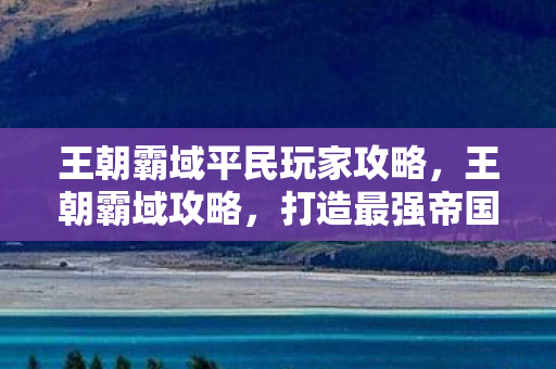 王朝霸域平民玩家攻略，王朝霸域攻略，打造最强帝国的策略与技巧