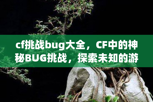 cf挑战bug大全,CF中的神秘BUG挑战,探索未知的游戏世界 cf挑战bug大全,CF中的神秘BUG挑战,探索未知的游戏世界