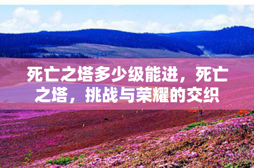 死亡之塔多少级能进，死亡之塔，挑战与荣耀的交织
