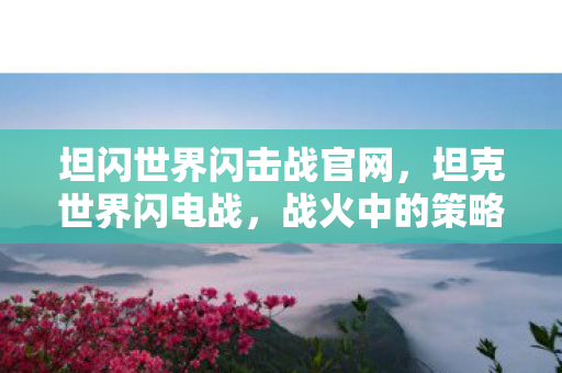 坦闪世界闪击战官网,坦克世界闪电战,战火中的策略与激情 坦闪世界闪击战官网,坦克世界闪电战,战火中的策略与激情