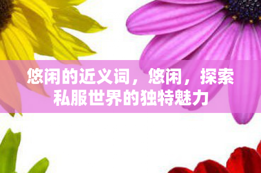 悠闲的近义词，悠闲，探索私服世界的独特魅力