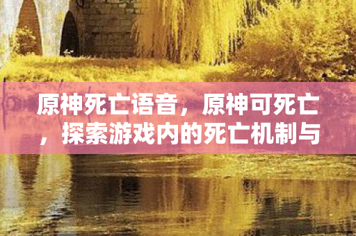 原神死亡语音,原神可死亡,探索游戏内的死亡机制与玩家体验 原神死亡语音,原神可死亡,探索游戏内的死亡机制与玩家体验
