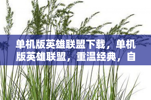 单机版英雄联盟下载,单机版英雄联盟,重温经典,自由挑战的英雄之旅 单机版英雄联盟下载,单机版英雄联盟,重温经典,自由挑战的英雄之旅