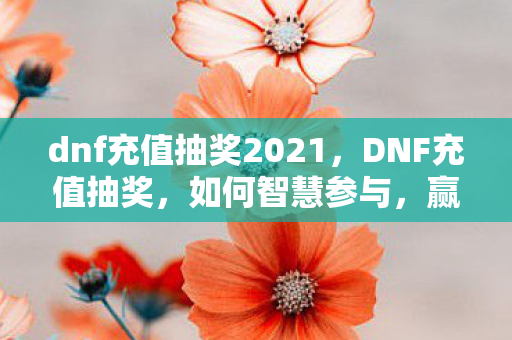 dnf充值抽奖2021，DNF充值抽奖，如何智慧参与，赢取丰厚奖励？