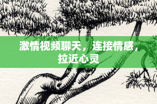 激情视频聊天,连接情感,拉近心灵 激情视频聊天,连接情感,拉近心灵