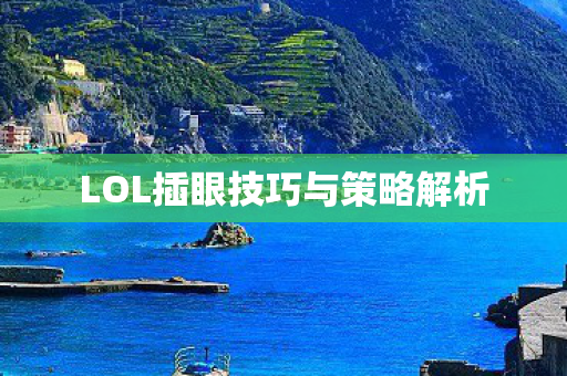 LOL插眼技巧与策略解析 LOL插眼技巧与策略解析