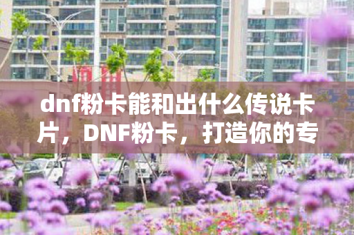 dnf粉卡能和出什么传说卡片,DNF粉卡,打造你的专属神器,提升战斗实力 dnf粉卡能和出什么传说卡片,DNF粉卡,打造你的专属神器,提升战斗实力