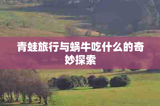 青蛙旅行与蜗牛吃什么的奇妙探索 青蛙旅行与蜗牛吃什么的奇妙探索