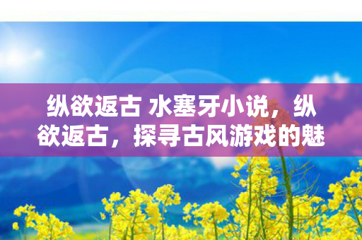 纵欲返古 水塞牙小说，纵欲返古，探寻古风游戏的魅力与魅力背后的文化