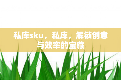 私库sku,私库,解锁创意与效率的宝藏 私库sku,私库,解锁创意与效率的宝藏