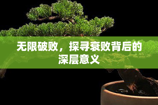 无限破败,探寻衰败背后的深层意义 无限破败,探寻衰败背后的深层意义