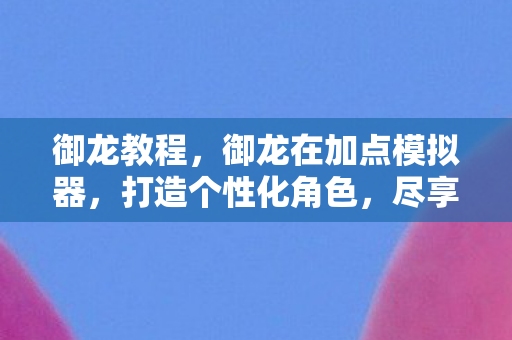 御龙教程，御龙在加点模拟器，打造个性化角色，尽享无限可能
