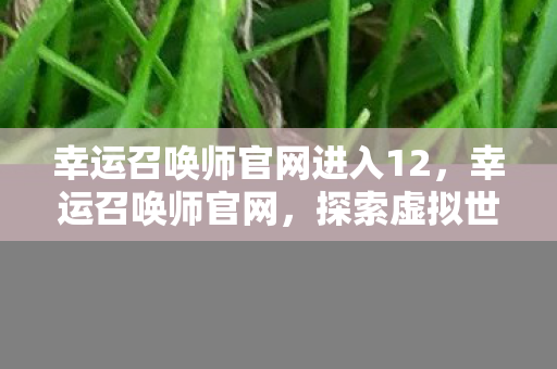 幸运召唤师官网进入12,幸运召唤师官网,探索虚拟世界的无限可能 幸运召唤师官网进入12,幸运召唤师官网,探索虚拟世界的无限可能