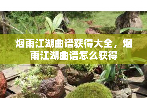 烟雨江湖曲谱获得大全,烟雨江湖曲谱怎么获得 烟雨江湖曲谱获得大全,烟雨江湖曲谱怎么获得