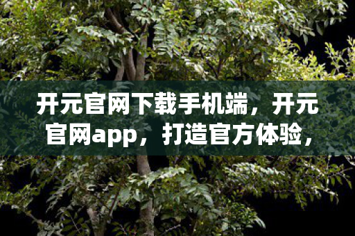 开元官网下载手机端,开元官网app,打造官方体验,拒绝私服侵扰 开元官网下载手机端,开元官网app,打造官方体验,拒绝私服侵扰