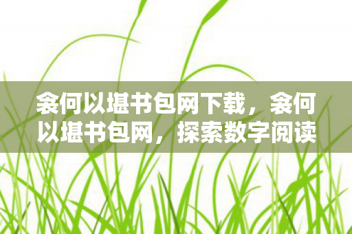 衾何以堪书包网下载,衾何以堪书包网,探索数字阅读的未来之路 衾何以堪书包网下载,衾何以堪书包网,探索数字阅读的未来之路