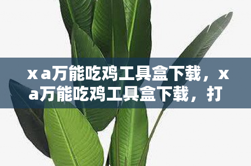 ⅹa万能吃鸡工具盒下载,xa万能吃鸡工具盒下载,打造个性化游戏新体验 ⅹa万能吃鸡工具盒下载,xa万能吃鸡工具盒下载,打造个性化游戏新体验