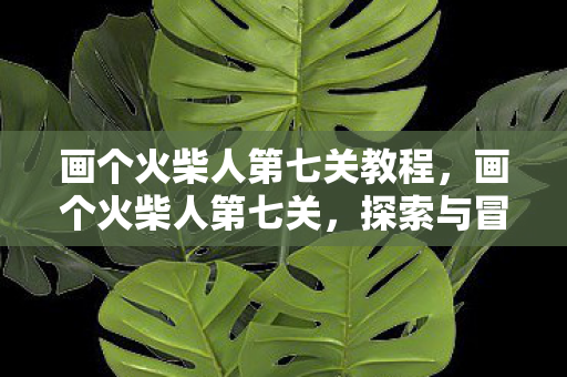 画个火柴人第七关教程,画个火柴人第七关,探索与冒险的继续 画个火柴人第七关教程,画个火柴人第七关,探索与冒险的继续