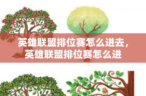 英雄联盟排位赛怎么进去，英雄联盟排位赛怎么进