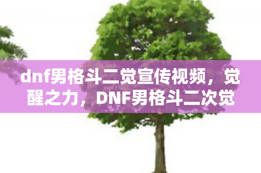 dnf男格斗二觉宣传视频,觉醒之力,DNF男格斗二次觉醒的震撼登场 dnf男格斗二觉宣传视频,觉醒之力,DNF男格斗二次觉醒的震撼登场