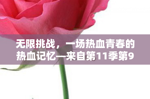无限挑战,一场热血青春的热血记忆—来自第11季第9期的挑战之旅 无限挑战,一场热血青春的热血记忆—来自第11季第9期的挑战之旅