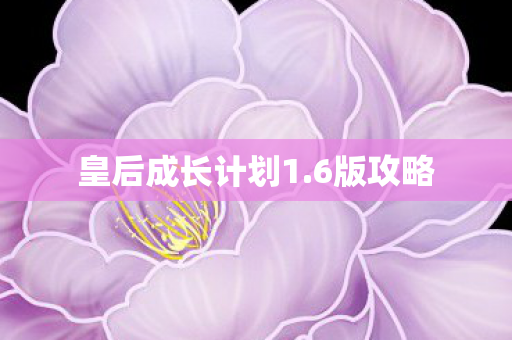 皇后成长计划1.6版攻略 皇后成长计划1.6版攻略