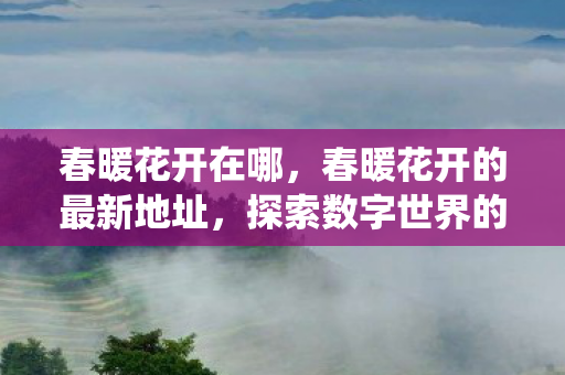 春暖花开在哪，春暖花开的最新地址，探索数字世界的诗意栖居