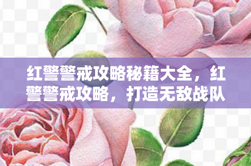 红警警戒攻略秘籍大全,红警警戒攻略,打造无敌战队的策略与技巧 红警警戒攻略秘籍大全,红警警戒攻略,打造无敌战队的策略与技巧