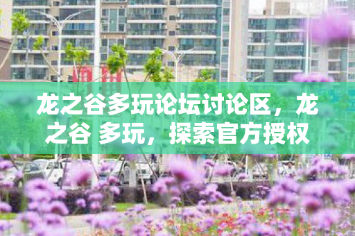 龙之谷多玩论坛讨论区，龙之谷 多玩，探索官方授权下的多元游戏体验