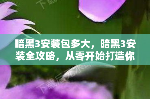 暗黑3安装包多大,暗黑3安装全攻略,从零开始打造你的游戏世界 暗黑3安装包多大,暗黑3安装全攻略,从零开始打造你的游戏世界