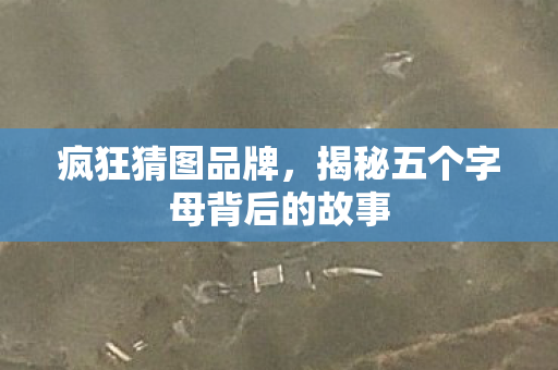 疯狂猜图品牌,揭秘五个字母背后的故事 疯狂猜图品牌,揭秘五个字母背后的故事