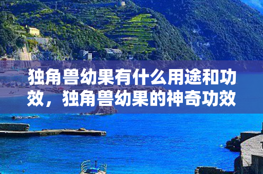 独角兽幼果有什么用途和功效，独角兽幼果的神奇功效与用途探索