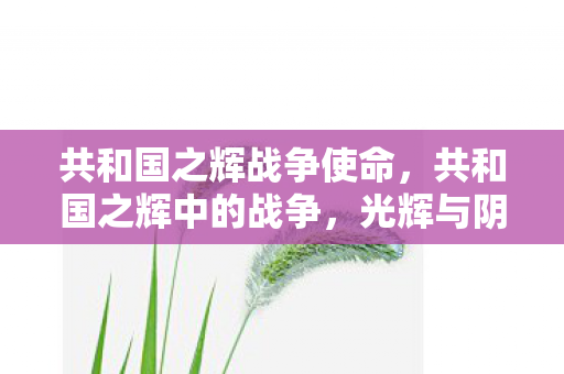 共和国之辉战争使命,共和国之辉中的战争,光辉与阴影的交织 共和国之辉战争使命,共和国之辉中的战争,光辉与阴影的交织