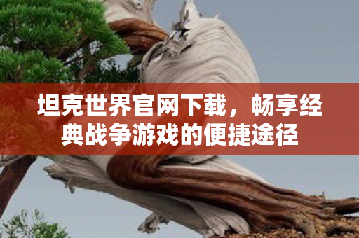 坦克世界官网下载，畅享经典战争游戏的便捷途径