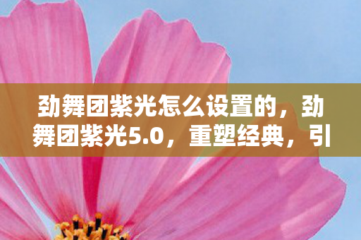 劲舞团紫光怎么设置的,劲舞团紫光5.0,重塑经典,引领潮流的舞蹈盛宴 劲舞团紫光怎么设置的,劲舞团紫光5.0,重塑经典,引领潮流的舞蹈盛宴