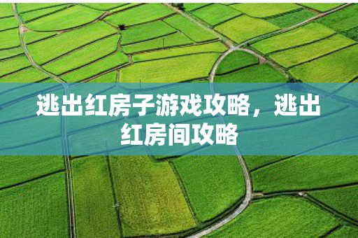 逃出红房子游戏攻略,逃出红房间攻略 逃出红房子游戏攻略,逃出红房间攻略