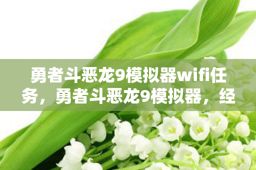 勇者斗恶龙9模拟器wifi任务,勇者斗恶龙9模拟器,经典游戏的数字重生 勇者斗恶龙9模拟器wifi任务,勇者斗恶龙9模拟器,经典游戏的数字重生
