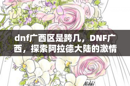 dnf广西区是跨几，DNF广西，探索阿拉德大陆的激情与梦想