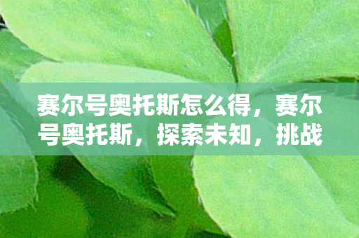 赛尔号奥托斯怎么得，赛尔号奥托斯，探索未知，挑战极限