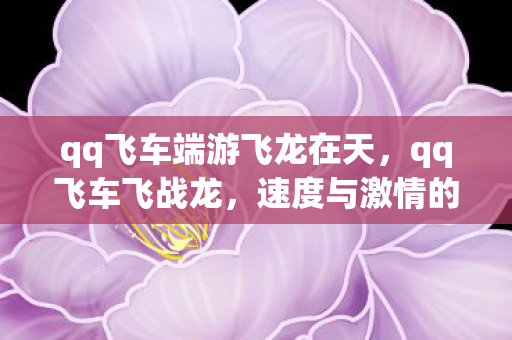 qq飞车端游飞龙在天,qq飞车飞战龙,速度与激情的云端对决 qq飞车端游飞龙在天,qq飞车飞战龙,速度与激情的云端对决