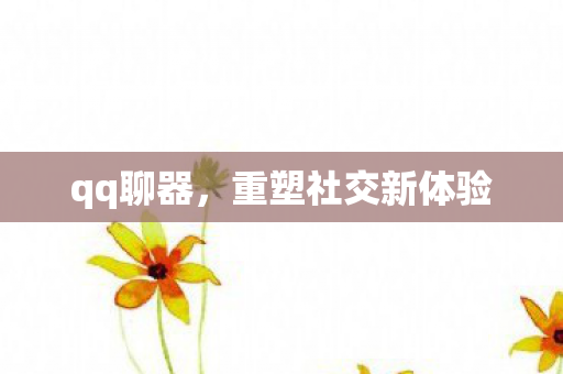 qq聊器,重塑社交新体验 qq聊器,重塑社交新体验