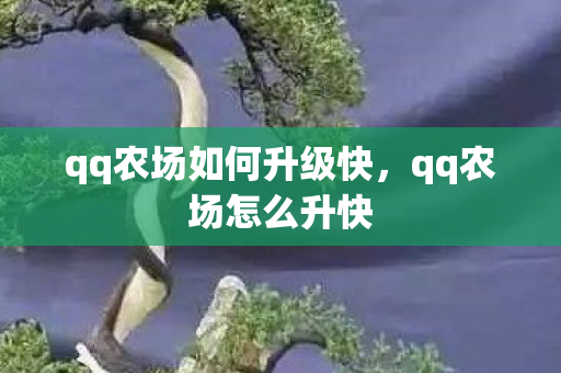 qq农场如何升级快,qq农场怎么升快 qq农场如何升级快,qq农场怎么升快