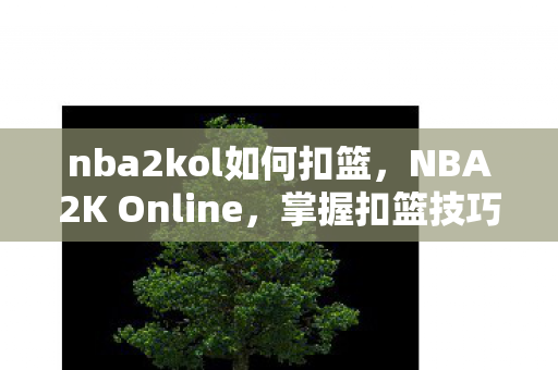 nba2kol如何扣篮，NBA2K Online，掌握扣篮技巧，提升比赛表现