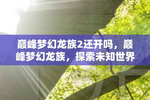 巅峰梦幻龙族2还开吗，巅峰梦幻龙族，探索未知世界的奇幻之旅