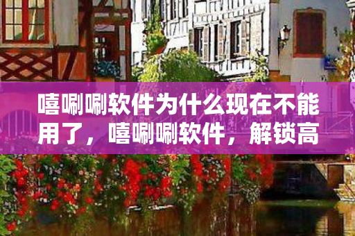 嘻唰唰软件为什么现在不能用了,嘻唰唰软件,解锁高效办公新体验 嘻唰唰软件为什么现在不能用了,嘻唰唰软件,解锁高效办公新体验