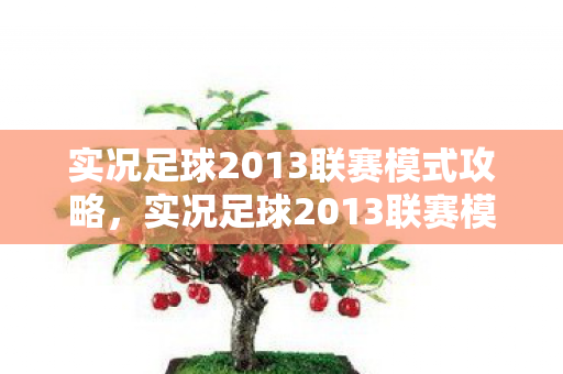 实况足球2013联赛模式攻略,实况足球2013联赛模式,重温经典,挑战无限 实况足球2013联赛模式攻略,实况足球2013联赛模式,重温经典,挑战无限